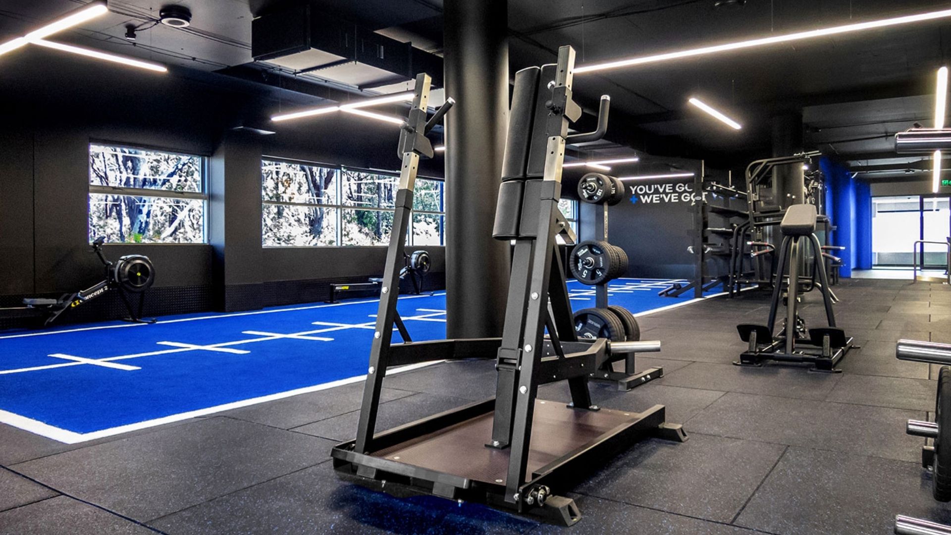 The turf and rig where classes are run