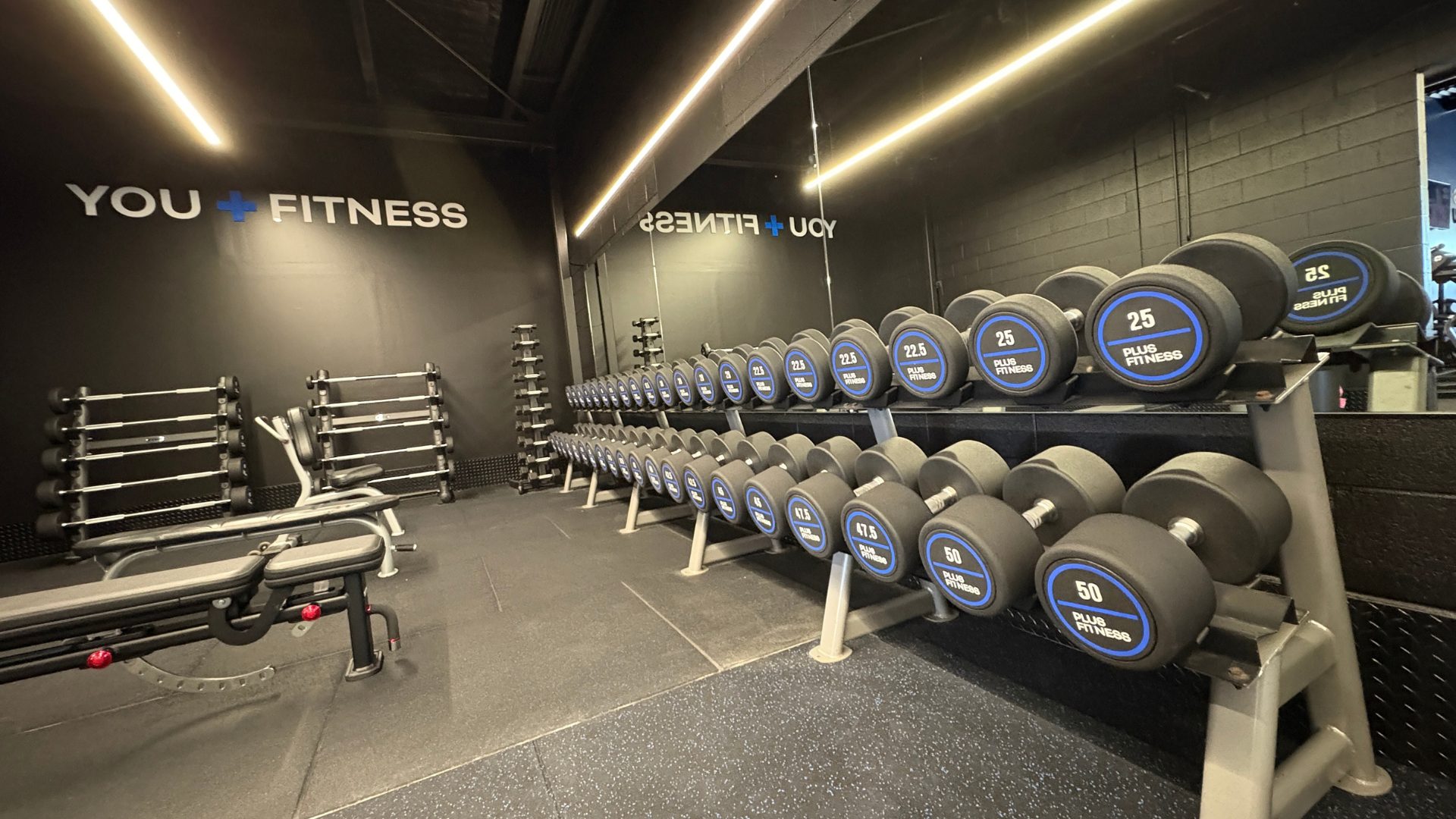 The dumbbell rack at Carlingford